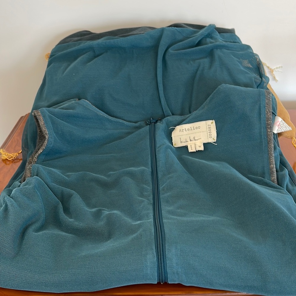 Artelier Nicole Miller  Sleeveless Sheath Dress Blue Size M Serial #006082 - Picture 11 of 16